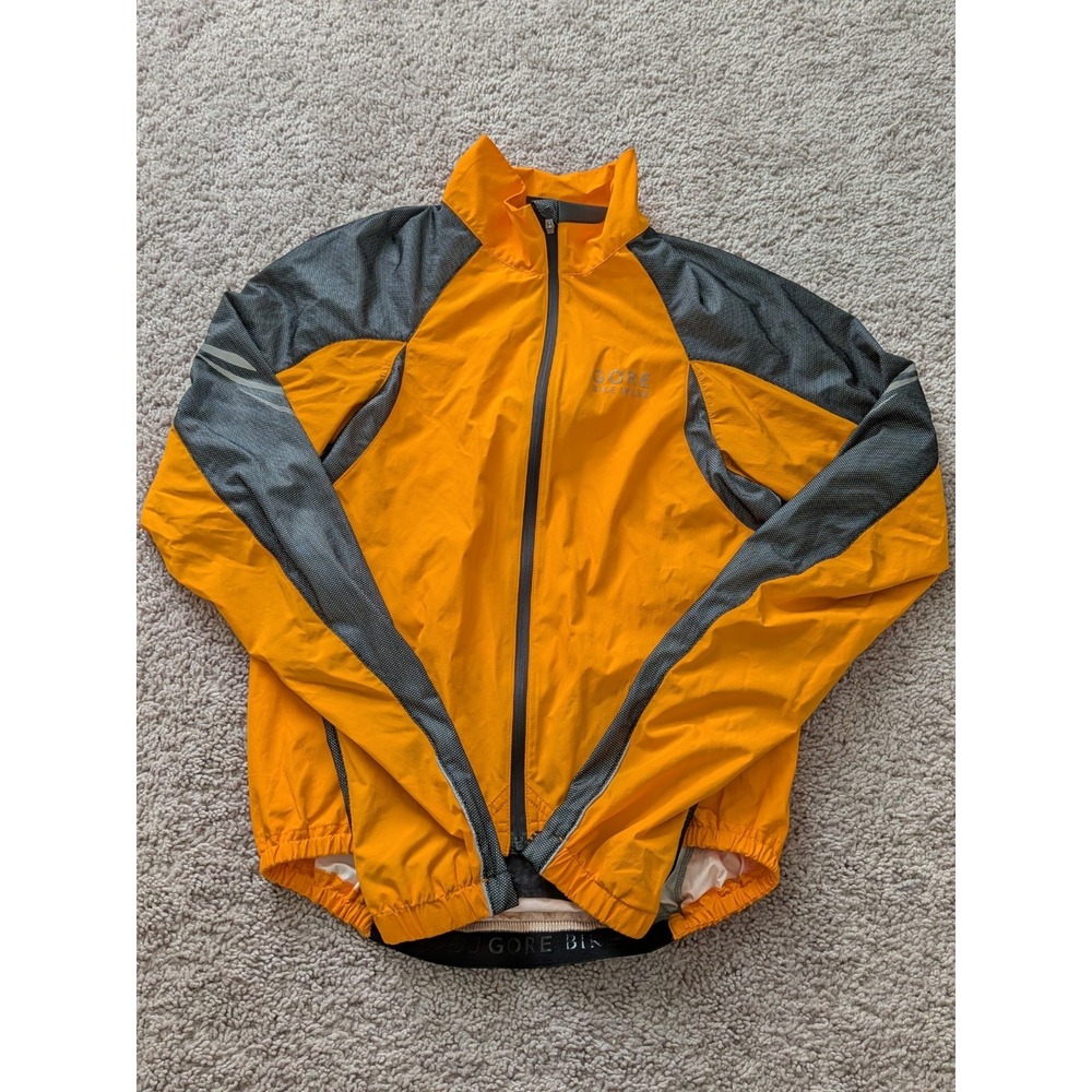 Gore Bike Wear Windstopper Active Shell Cycling Full Zip Jacket Mens Small